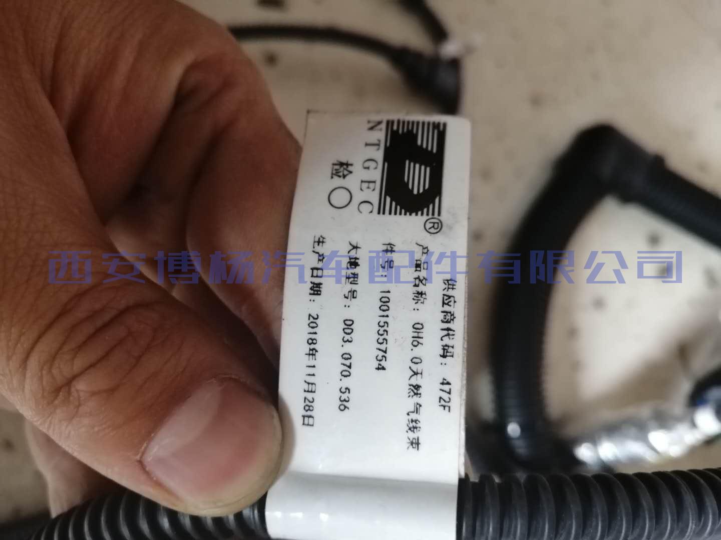 1001555754潍柴wp12天然气发动机oh6发动机线束