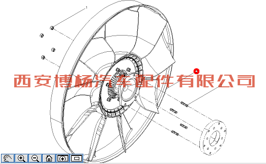 612630060454潍柴WP12天然气风扇离合器总成