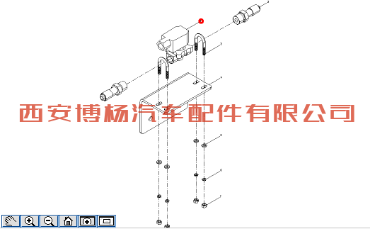 612600190336潍柴天然气电磁切断阀 