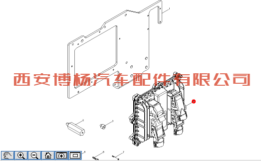 612600190222潍柴天然气电控单元ECU