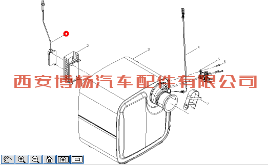 612640130013潍柴发动机氮氧传感器