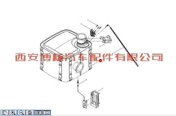 1001115782/1001115778潍柴国五SCR尾气后处理SCR箱