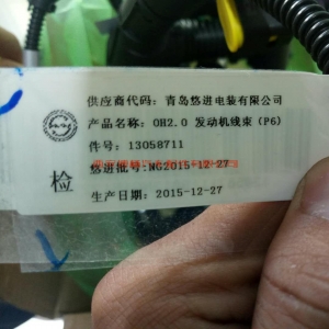241561161409934892 13058711潍柴P6发动机线束OH2.0