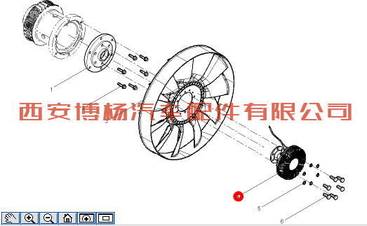 612600061262潍柴发动机风扇离合器