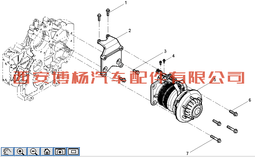 1000069978潍柴工程机械发动机新款风扇离合器