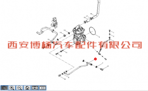 微信截图_20180915150503 612600130759潍柴天然气发动机空压机进水管总成