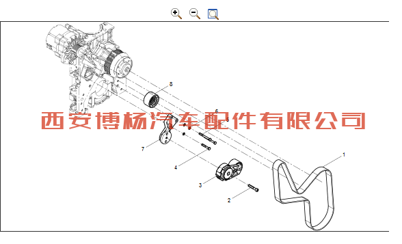 610800060301潍柴WP7发动机皮带