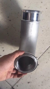 8ba75b69d9c5392c9004e10d17e21aa 1001803690潍柴WP13发动机压气机接管总成