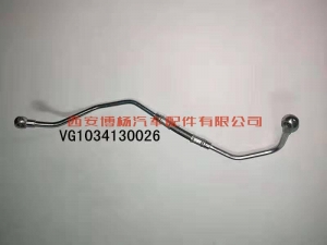 bc707071cd2fe4aeb24f3bd292c946e VG1034130026重汽发动机空压机润滑进油管