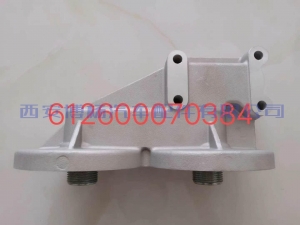 4b48fa4c6f9234e1a8d38c5626ccc30 612600070383/4潍柴WP12NG380E40机油滤清器座组件