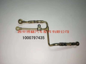 086b6bf558f0e40a14f41dd10755d54 1000797435潍柴WP10H350E50发动机喷油泵润滑油管总成